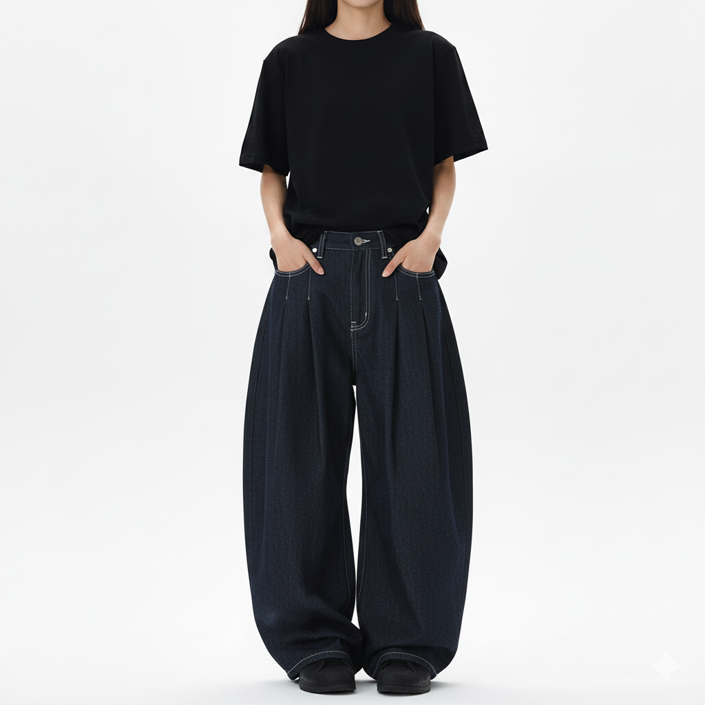 NOIRÉ™ | ESSENCE WIDE-LEG DENIM