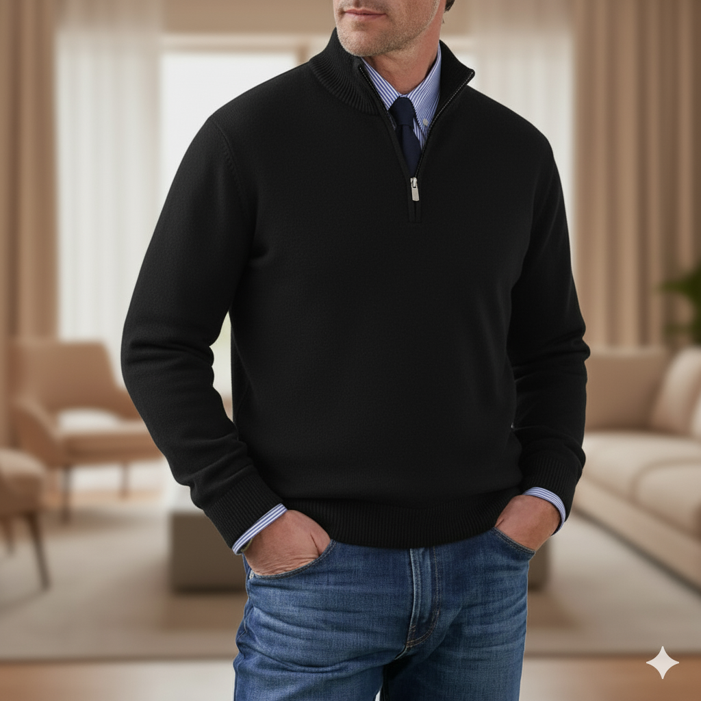 Howard | Vetoketjupaita – klassinen lämpö ja moderni eleganssi