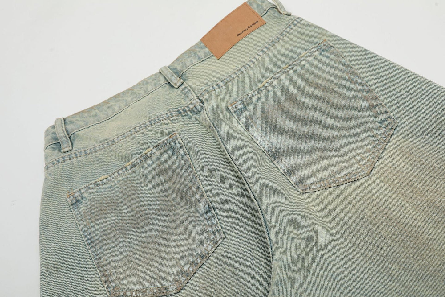 ÉLENE™ | FADED SKY WIDE-LEG HOUSUT