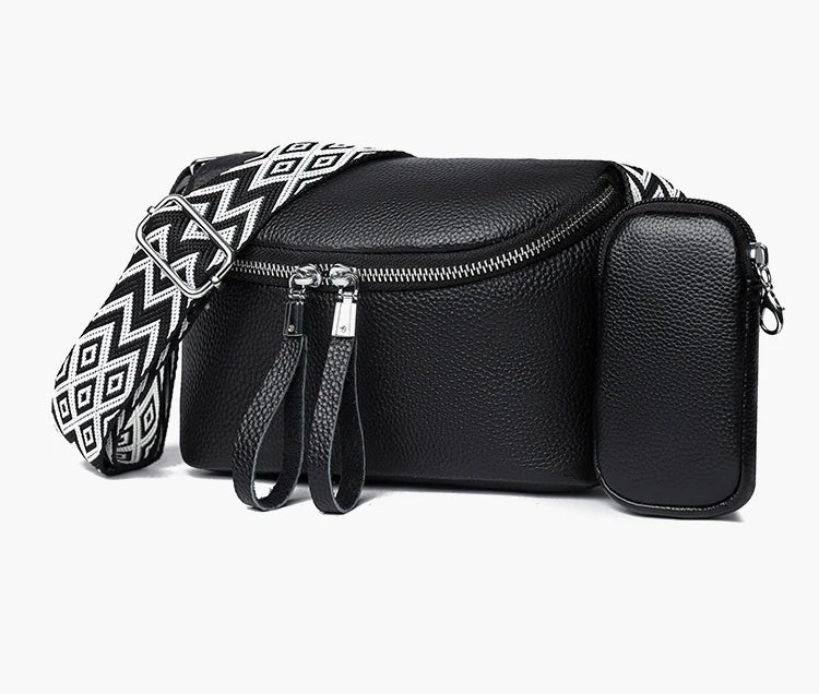 Nina | Viimeistelynahkainen olkalaukku