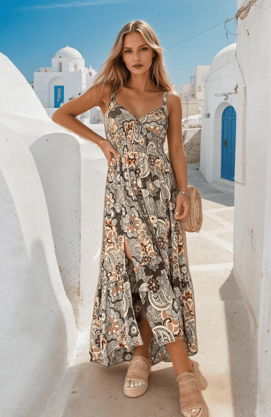 Daisy | Kukka-mekko ohuilla olkaimilla